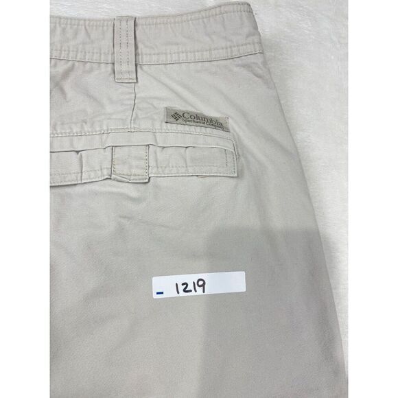 Columbia Men's Chino Pant Size 38x34 Gray 100% Cotton Mid Rise Straight Legs - Picture 16 of 16